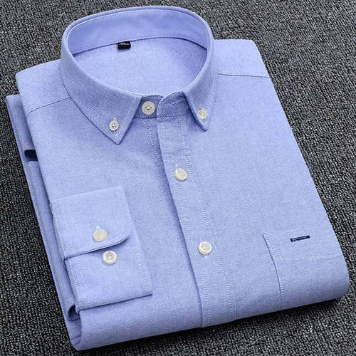 Camisas Oxford Casuales De Algodón Para Hombre, Camisa Tipo