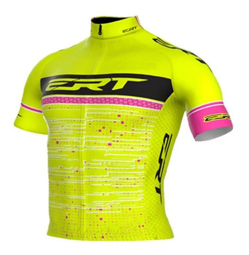 Camisa New Elite Ert Team Rosa 2021 Bike Ciclismo + Brinde