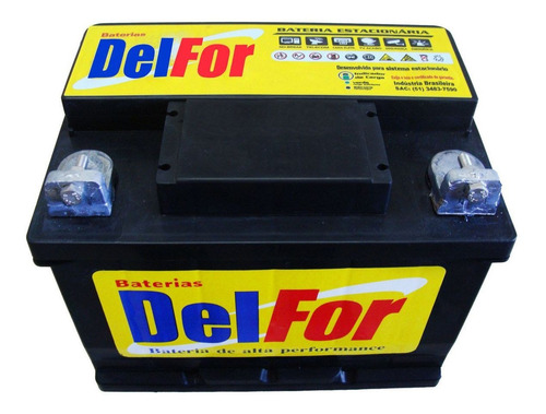 Imagem 2 de 4 de Bateria Estacionária 70ah 12v Nobreak Solar Igual Df1000