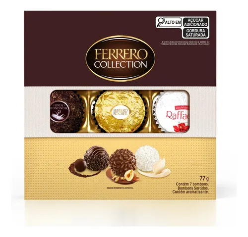 Bombons Ferrero Collection Bombons sortidos Ferrero Rocher chocol...