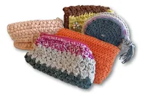 Comprar Pack De Cartucheras Y Monederos Artesanales-imperdibles!!!