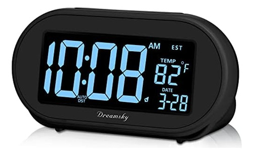 Dreamsky Auto Set Despertador Para Dormitorio, Reloj De Escr