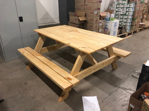 Mesa Picnic Y Camping Madera