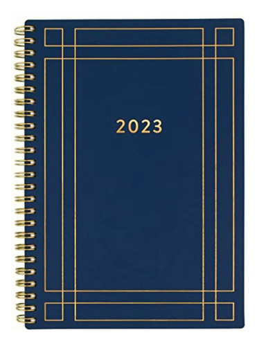 At-a-glance Agenda Semanal Y Mensual 2023, Simplificada Por