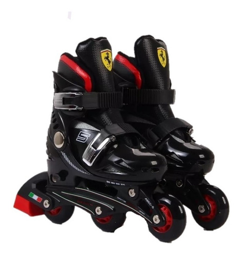 Rollers Ferrari Set Para Niños- Modelo Fk7-1 Extensibles