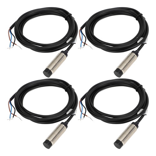 Juego De 4 Sondas Inductivas De Proximidad De 12 Mm, Npn, 3