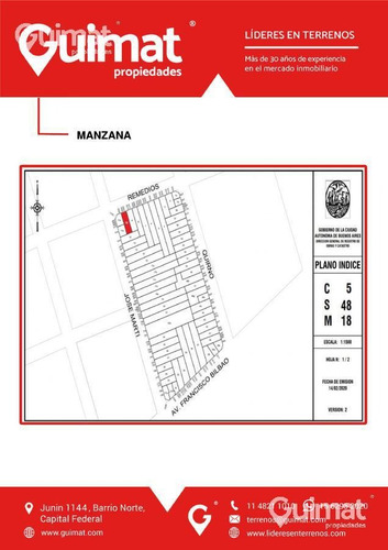 Imagen 7 de 10 de Terreno - Flores - Lideres En Terrenos - Guimat Propiedades