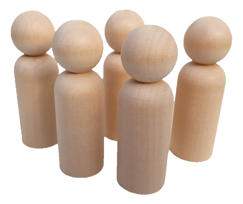 Muñecos De Madera Hombre Pack 20 Pegdolls Waldorf Montessori