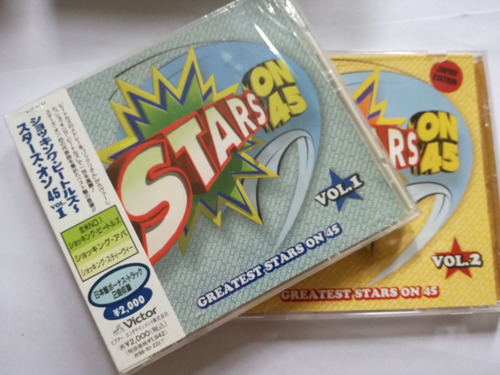 Stars On 45  Volumen 1 Y 2  Cd Japan - Original