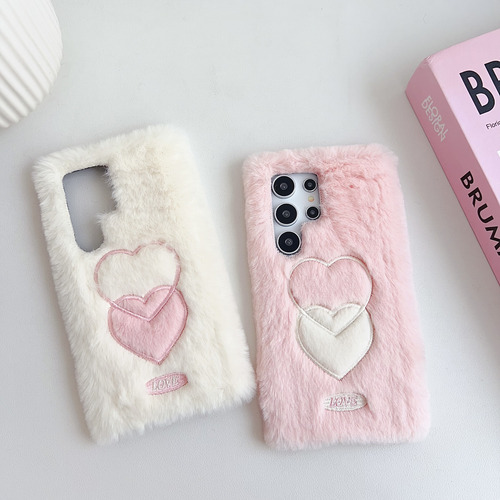 Funda De Felpa Love Para Samsung Galaxy S20 S21 S22 S23 S24