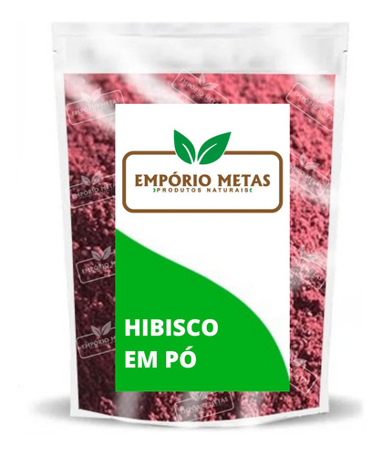 Hibisco Em Pó Solúvel - 500g - Empório Metas