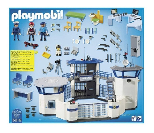 Playmobil Comisaria Policía Con Prisión 6919