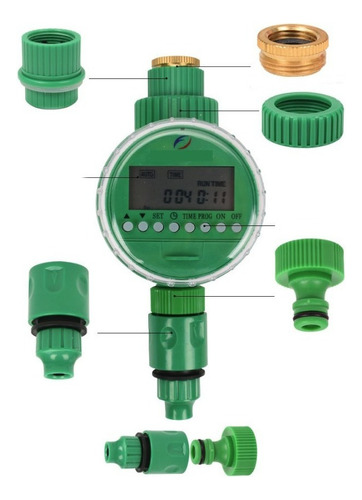 Pack 2 Riego Programador Automatico Timer Digital