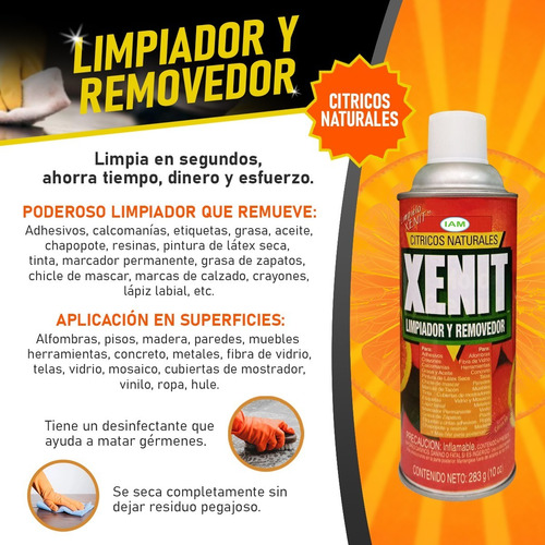Removedor De Adhesivos Y Limpiador Tinta Grasa Aceite