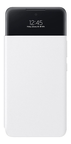 Case Galaxy A53 5g S-view Flip Wallet Cover Original Blanco