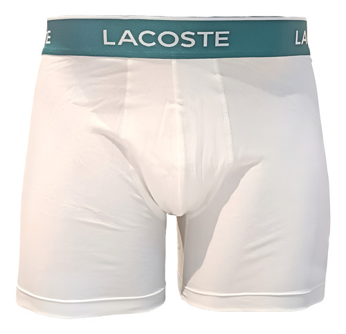Boxer Lacoste 3 Pzs. Mod. 6h3420-51 Negro, Gris, Blanco