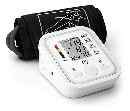 Bauma Digital Aparato Para Checar Presión Arterial De Brazo Color Blanco