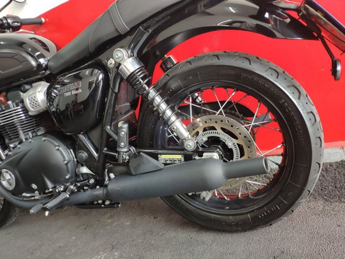 Triumph Bonneville T100 T 100 Black Abs 2019 Preta Preto