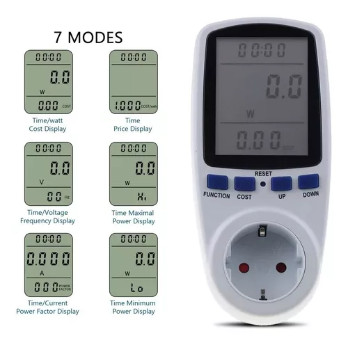 Medidor Consumo Electrico – Watimetro Voltimetro Amperimetro – Candy-HO