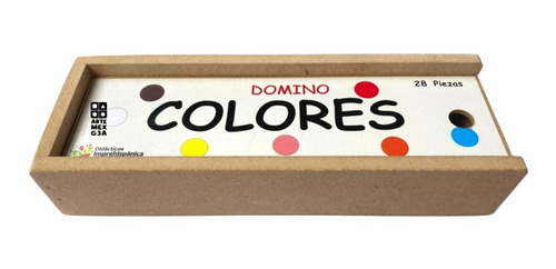 Juego Infantil Didáctico Divertido Domino Colores