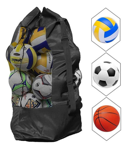 Bolsa De Pelota De Malla Extra Grande, Bolsa De Pelota Con C