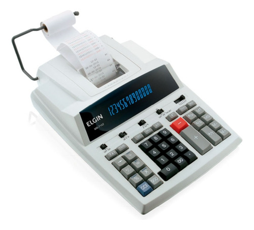 Calculadora Com Bobina Visor 14 Dígitos De Mesa Mb7142 Elgin