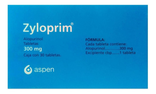 Zyloprim 300 Mg Caja Con 30 Tabletas