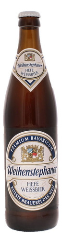 Cerveja Alemã Weihenstephaner Hefeweissbier Garrafa 500ml