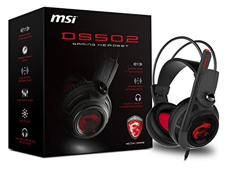 Msi Gaming Headset Con Micrófono Enhanced Virtual 71 Surrou