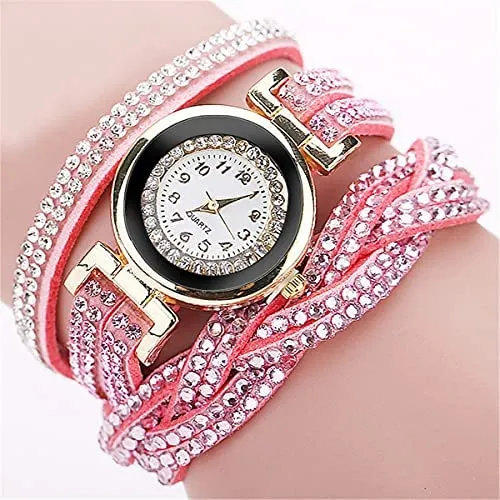 Cdybox Reloj De Moda Con Diamantes De Imitación, Pulsera De