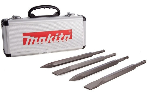 Juego Set Cinceles Makita 4 Sds Plus 250mm D-08757 Maletín