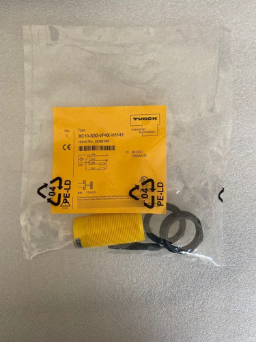 Bc10-s30-vp4x-h1141 Sensor Capacitivo M30 Pnp Turck