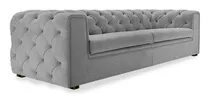 Comprar Sofa Madeline Capitonado Lino Gris Mueble Sofa Salas Sillon