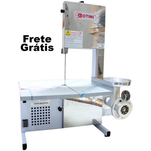 Serra Fita Bancada Com Moedor De Carne Inox Frete Grátis