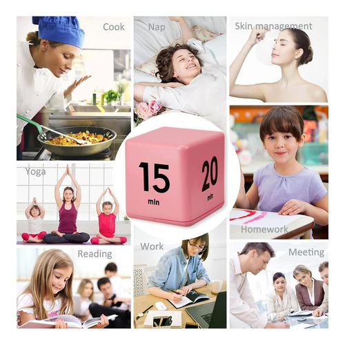 Temporizador De Cubos Dqdedian, Temporizador De Cocina Con Y