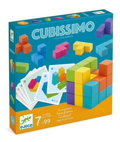 Cubissimo Juego De Paciencia Djeco Piezas Madera Y Desafíos