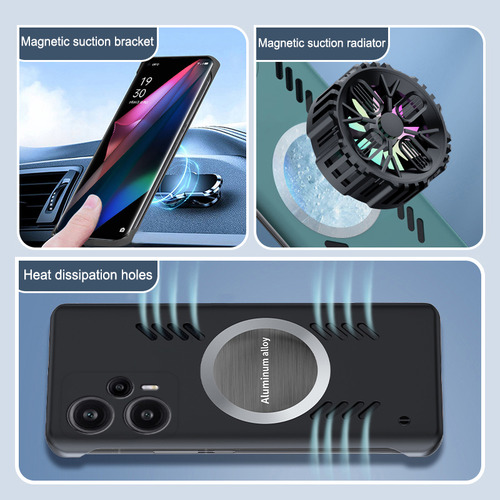 Case For Vivo V23 Disipación De Calor Adsorbible