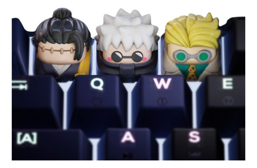 Paquete 3 Keycap Jujutsu Kaisen 2 Anime Impreso En Resina 3d