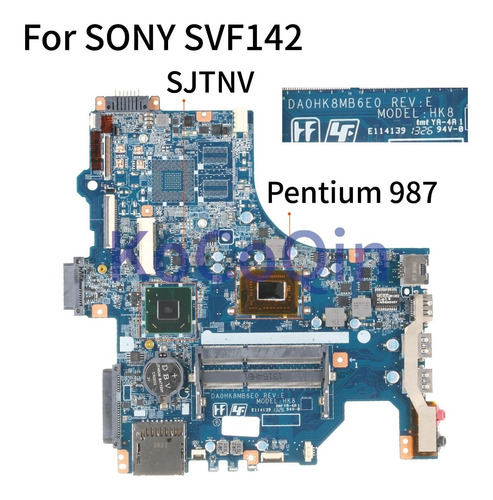 Placa Madre Sony Vaio Svf14 Intel Pentium
