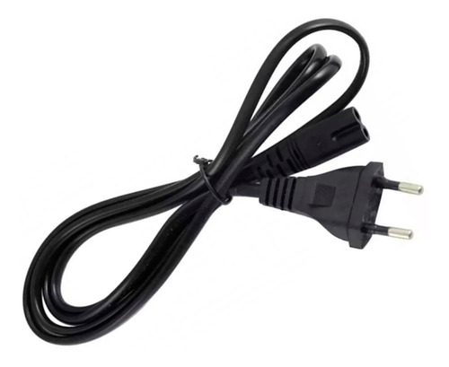 5 Cabos De Energia Bipolar 1,5m 2 Pinos Bivolt Ps4 Ps3 Tv Nf
