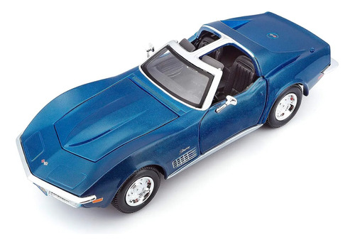  1970 Corvette Color Azul 1:24 Maisto Febo