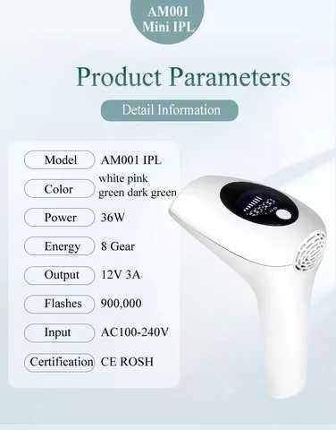 Imagen 4 de 9 de Ipl Láser 900 Mil Flashes Depilación Definitiva