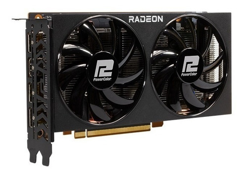 Placa de video AMD PowerColor Fighter Radeon 6600 Series RX 6600 AXRX 6600 8GBD6-3DH 8GB