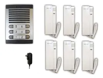 Comprar Kit. Portero Eléctrico 6 Departamentos 6 Nros. Senlis
