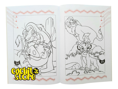 Libros Infantiles Para Colorear Pintar El Rey Leon