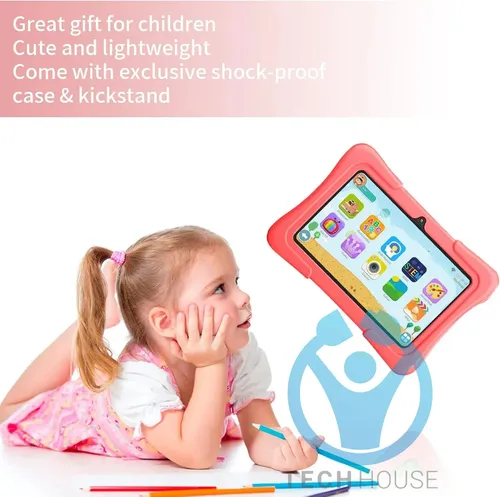 Tablet Para Niños 7 Pulgadas 3g De Ram 32gb Memoria Android Rosa