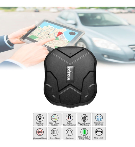 Imagen 1 de 7 de Gps Tracker Magnetico Obd + Batería 90 Días Espía + Cargador