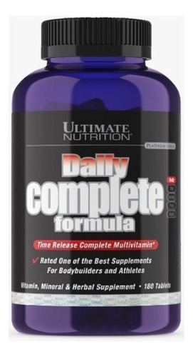 Daily Complete Multivitaminico 180 Comprimidos Sabor Natural