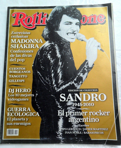 Rolling Stone 143 * Sandro 1945-2010 : El Primer Rocker 