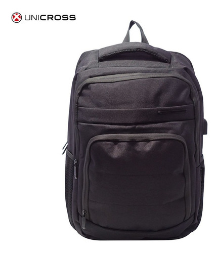 Imagen 3 de 10 de Mochila Porta Notebook Unicross 18.5 Usb 62.3665.1